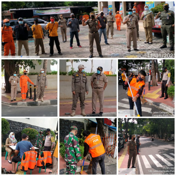 Sosialisasi gerakan 3 M diwilayah RW 08 Kel CPT